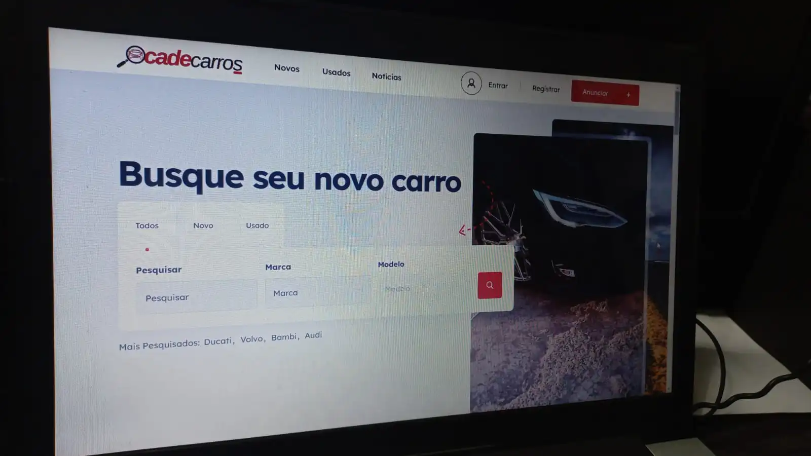 🚗 CadeCarros: O Portal Inteligente de Classificados Automotivos